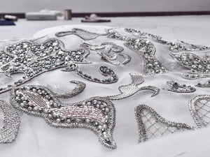 Jasmine Bains signature handcrafted embroidery intricately elegant detailed embellished karigari