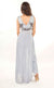 The muse here is wearing our powder grey panelled dress. This dress is made to flaunt your body as it has front as well as side slits. The top portion is intricately embroidered with silk threads, beads, sequins and silver thread work, leading into vertical panels from the waistline, which is further paired with slim pants. This is a super-flattering outfit that will never go out of style due to it's balanced amount of elegance and comfort.