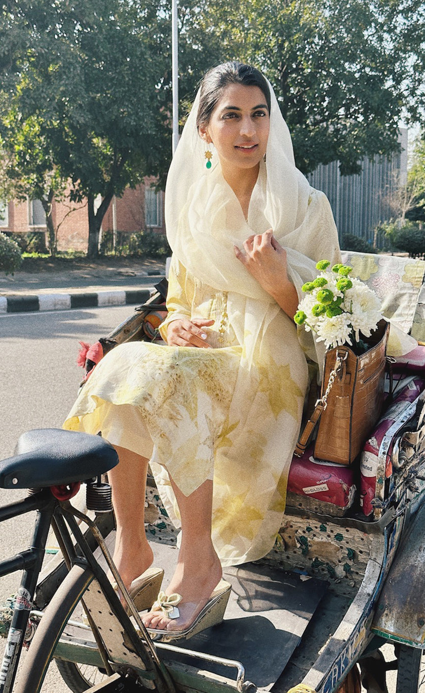 Eco Printed Suit Set