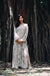 Eucalyptus eco-printed silk chiffon long dress