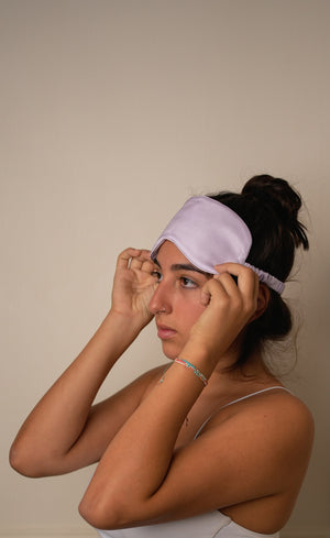 Mulberry Silk Sleeping Eye Mask - Lavender
