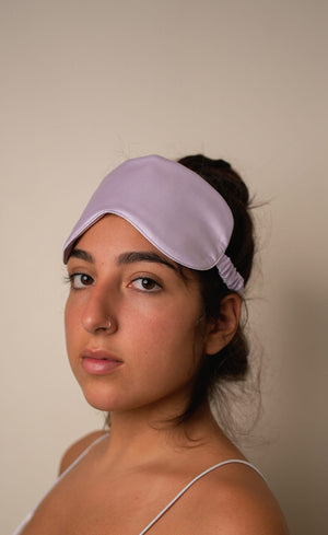 Mulberry Silk Sleeping Eye Mask - Lavender