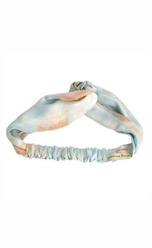 Marble patterned headband on a white background