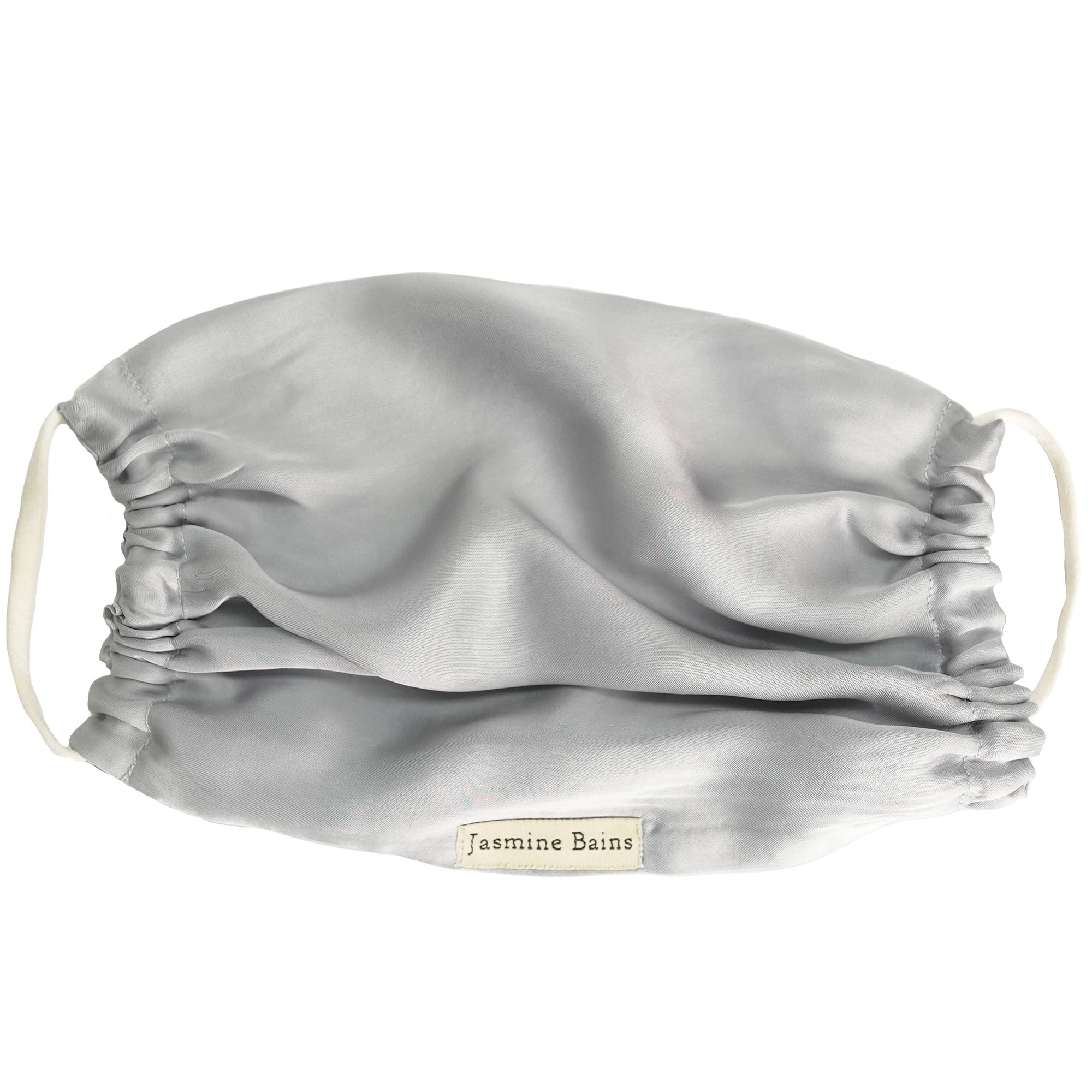 Mulberry Silk Adjustable Face Mask - Steel-Grey