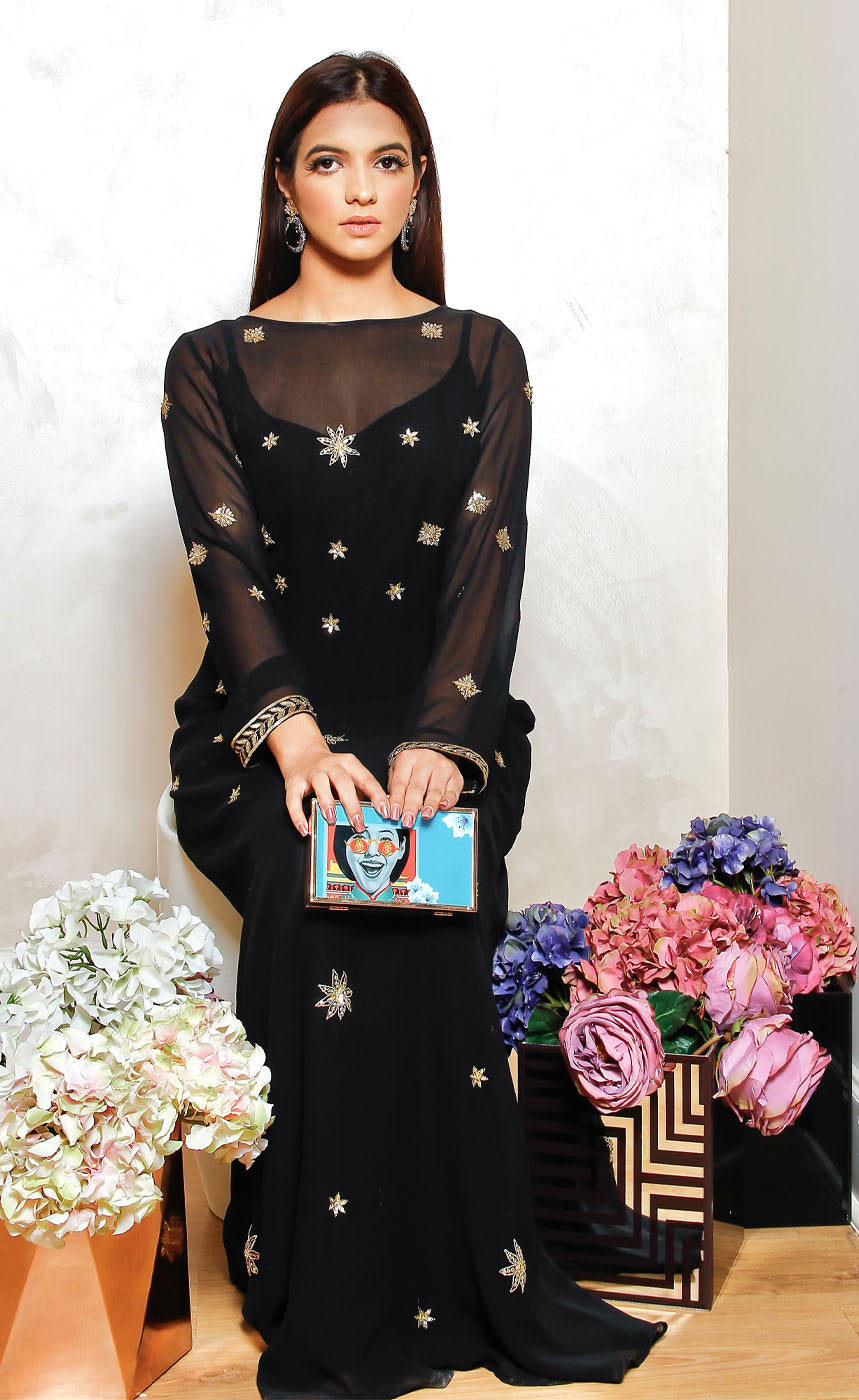Brown Embellished Silk Gown Dress for women  Raswa  4144271