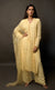 One of our favourite styles - This collection took its name 'classic minimalism' while this particular piece was being crafted. This kurta set (the very first piece to be crafted in this collection), flaunts its chic style with its embellished details along the length of the sleeves, a beautiful modern take on it. It carries many intimate details such as anchor thread being carefully stitched on the loop buttoned placket neckline and across the slim cuffs, definitely making it a wardrobe essential.