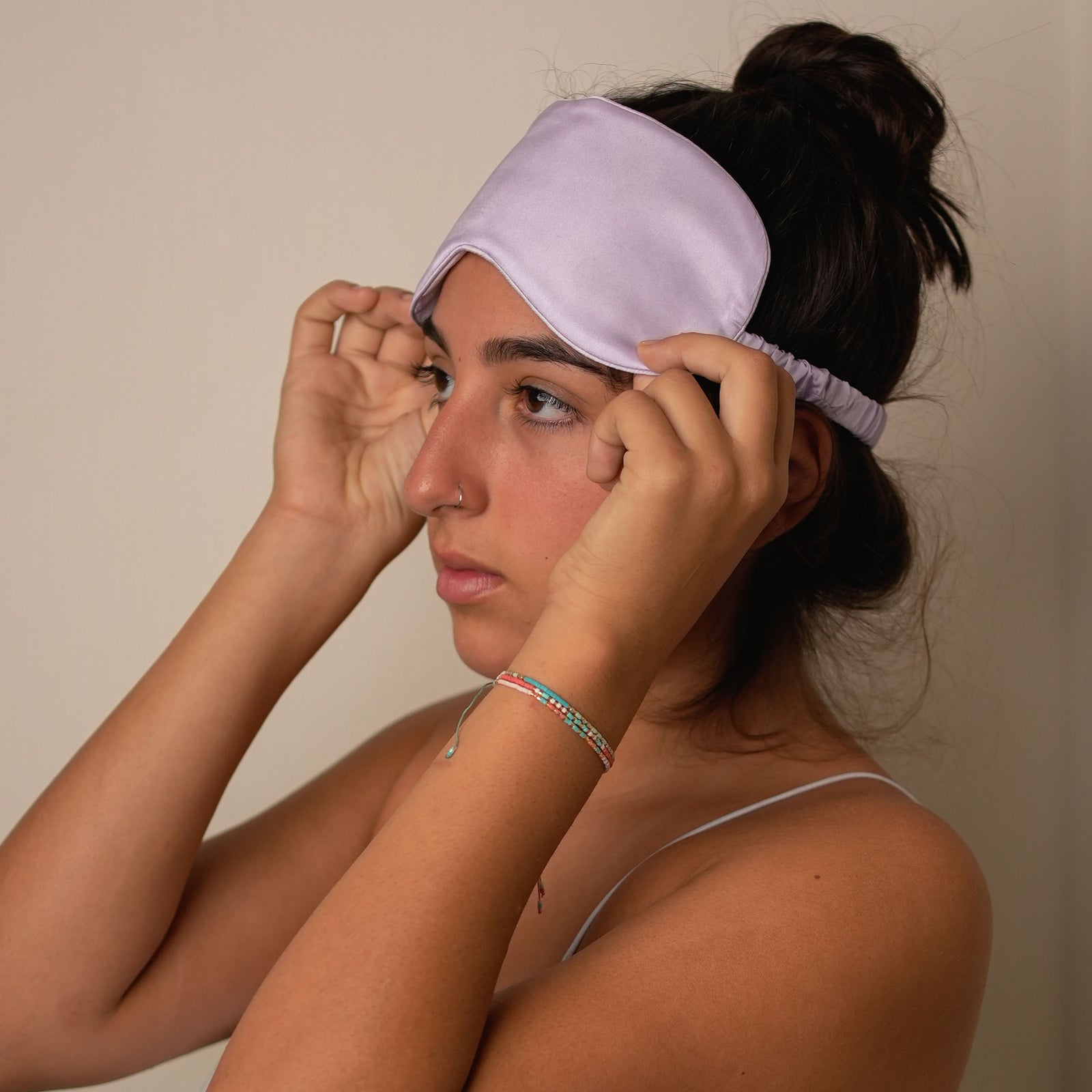 Mulberry Silk Sleeping Eye Mask - Lavender