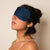 Mulberry Silk Sleeping Eye Mask - Midnight-Blue
