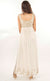 This is a simple and effortlessly elegant pearl silk beaded gown with a beautiful empire waist line partially embroidered with beads, sequins and gold work across the yoke area in the front as well as the rear. This flowy gown allows you to feel all the freedom around and is finished with gota appliqué work along the bottom flare. 